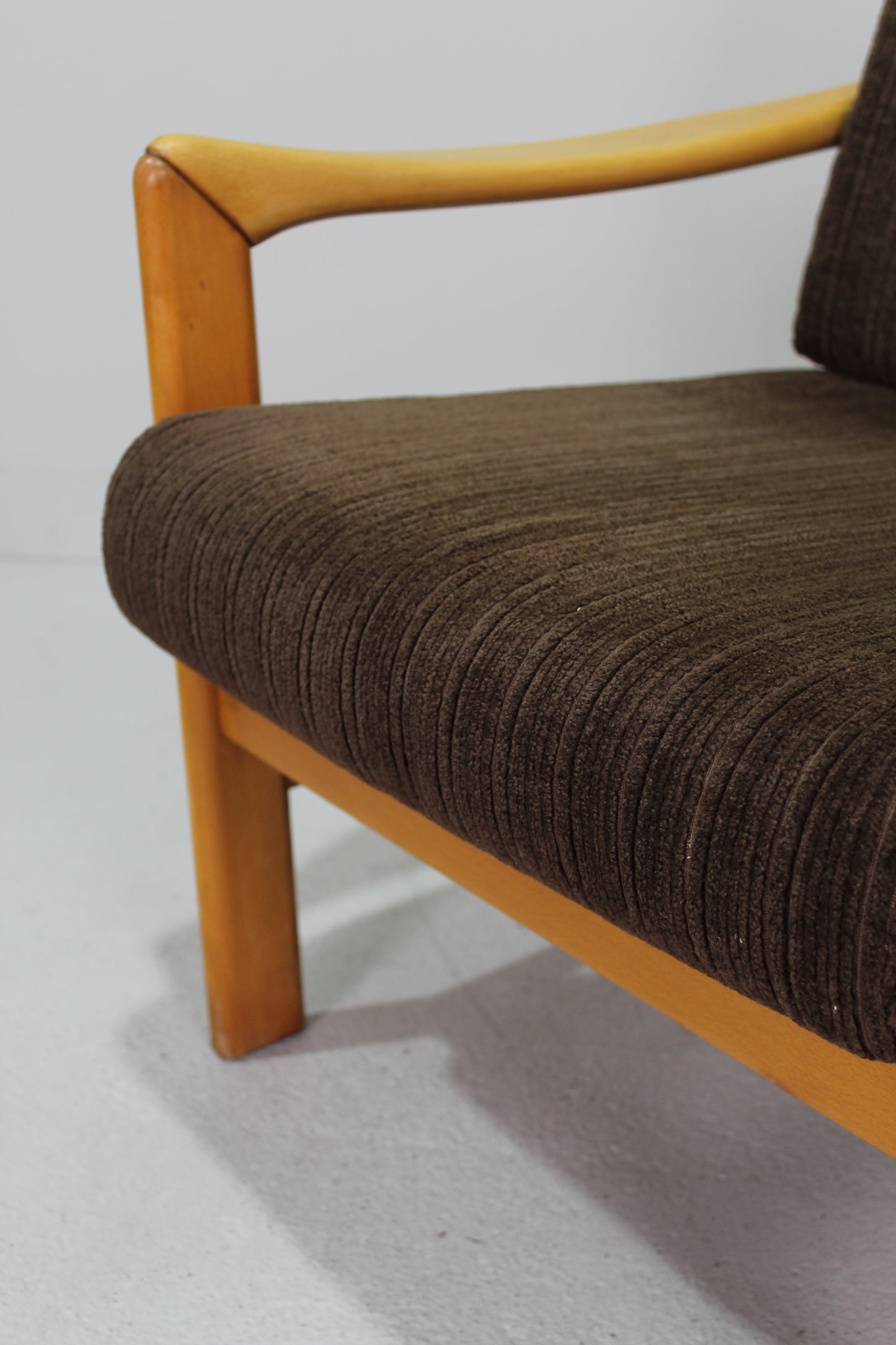 Vintage fauteuil - jaren '60, bruin