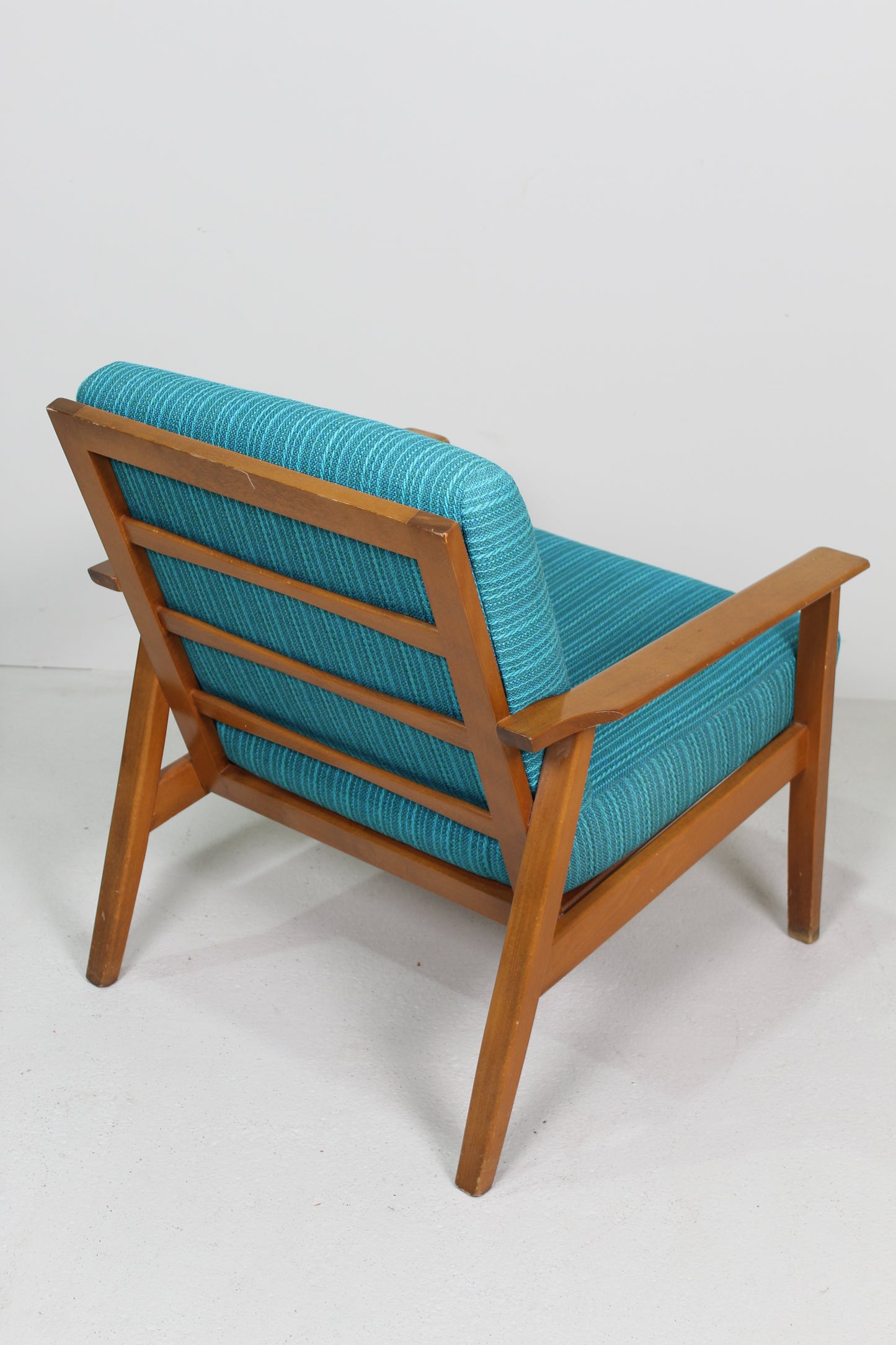 Blauer Vintage-Sessel - 1960er Jahre