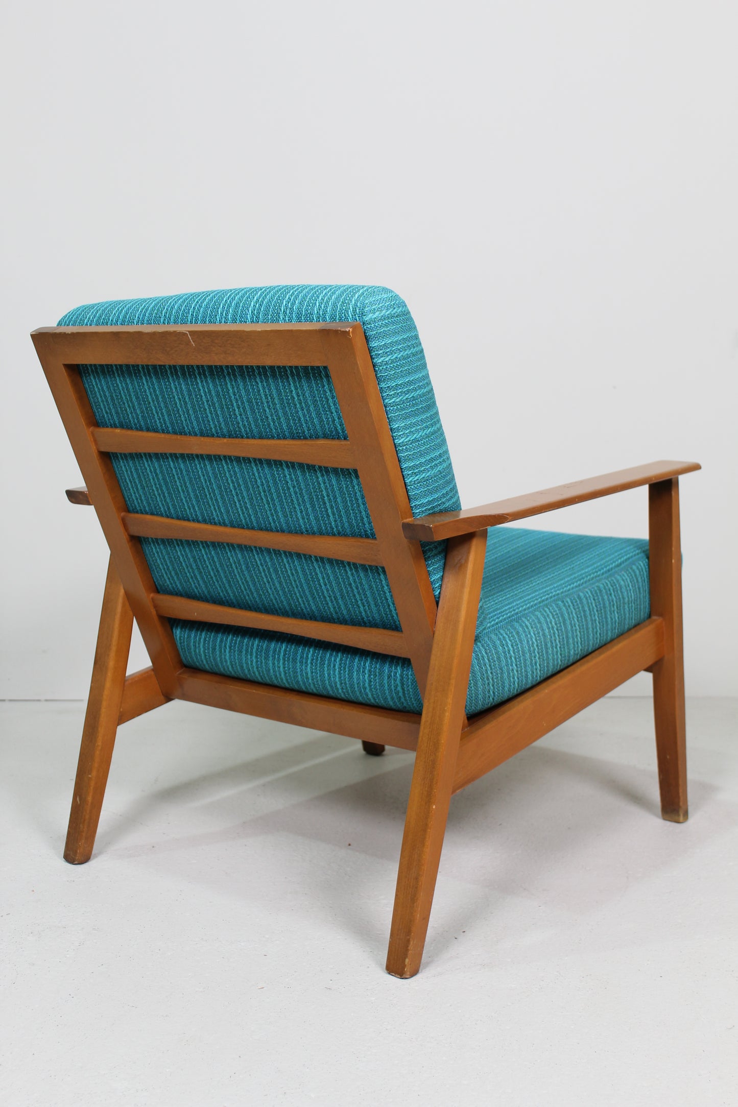 Blauer Vintage-Sessel - 1960er Jahre