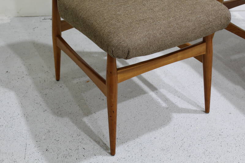 2x Vintage Deens Design eetkamerstoelen - Finn Juhl, jaren '60 | 01070