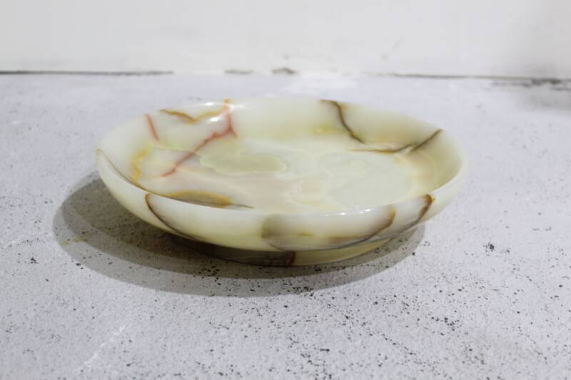 Vintage onyx bowl, fruit bowl | 00909