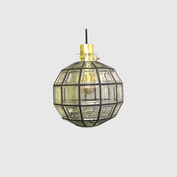 Vintage hanging lamp Glashütte Limburg XL | 00822