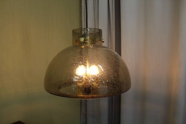 Vintage Glashütte Limburg lamp