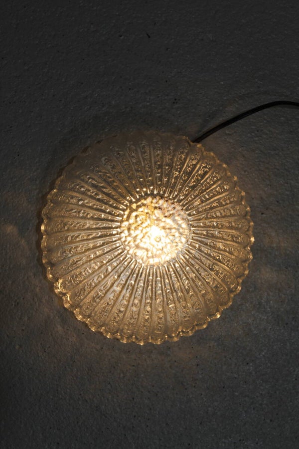 Vintage Deckenlampe, Wandlampe - Glashütte Limburg, 70er | 01307