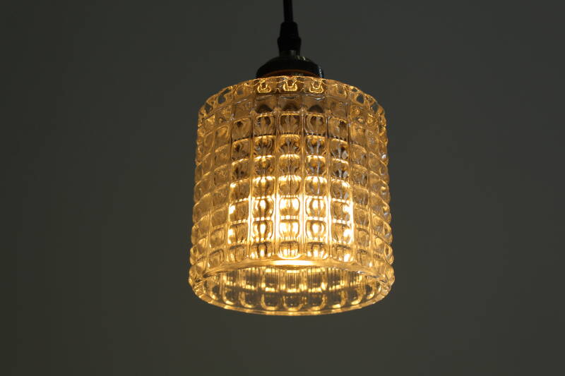 Vintage hanglamp Kaiser Leuchte - glas | 00964