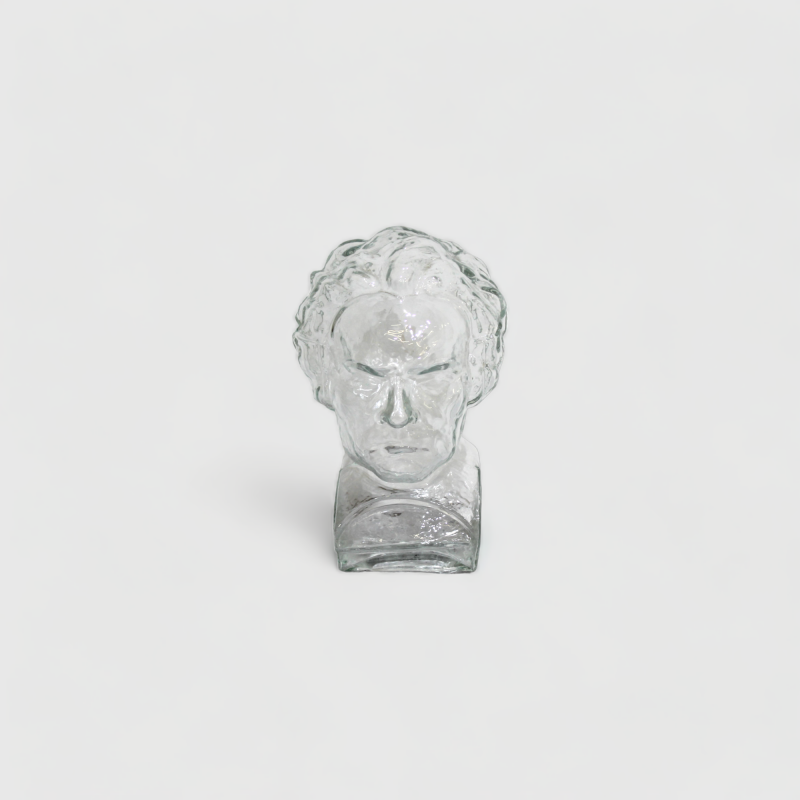 Vintage glass head Beethoven | 01306