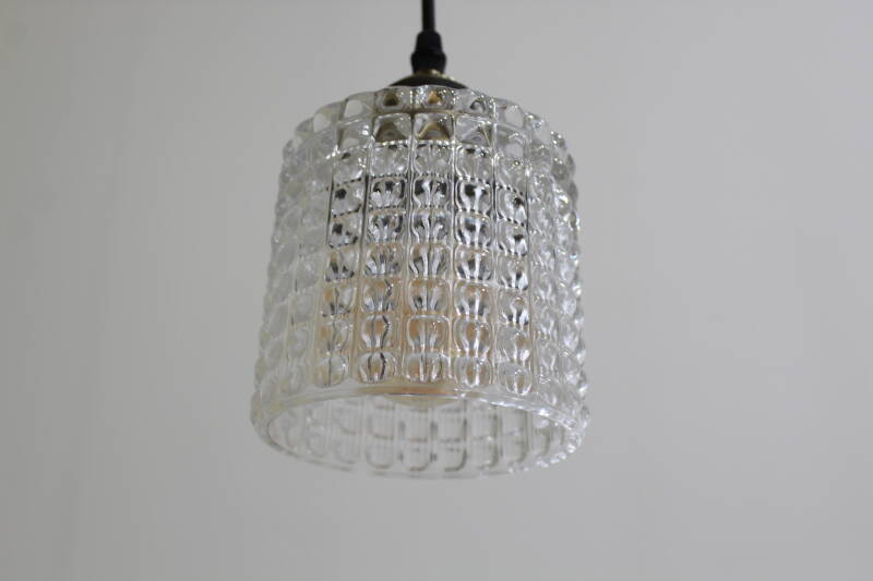 Vintage hanglamp Kaiser Leuchte - glas | 00964