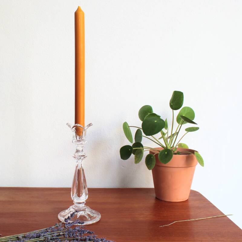 Vintage crystal candlestick