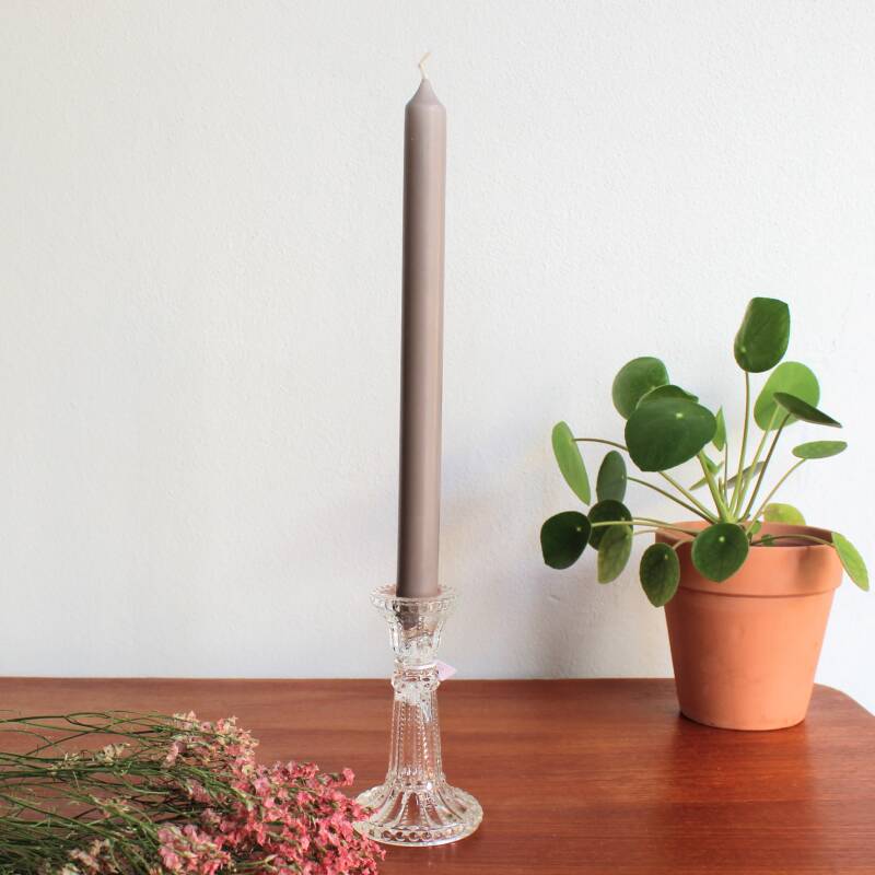 Vintage glass candlestick