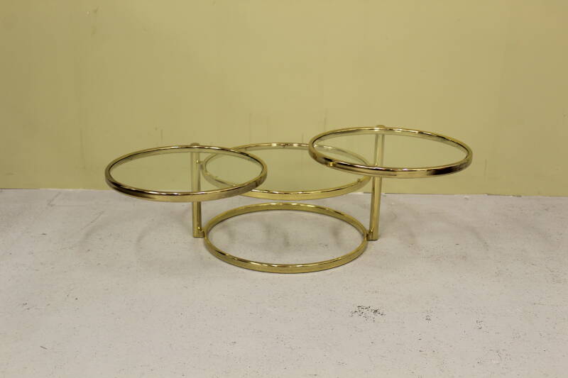 Vintage Couchtisch drehbar Leitmotiv | 00863