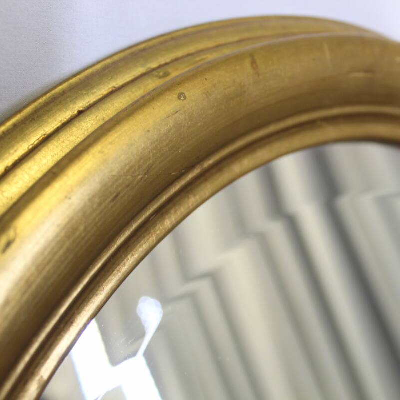 Ovaler Vintage-Spiegel - Gold