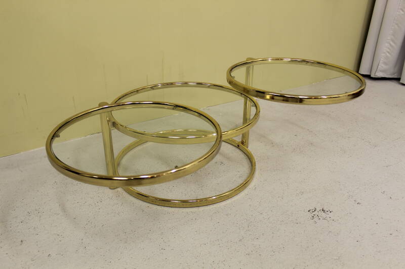 Vintage Couchtisch drehbar Leitmotiv | 00863