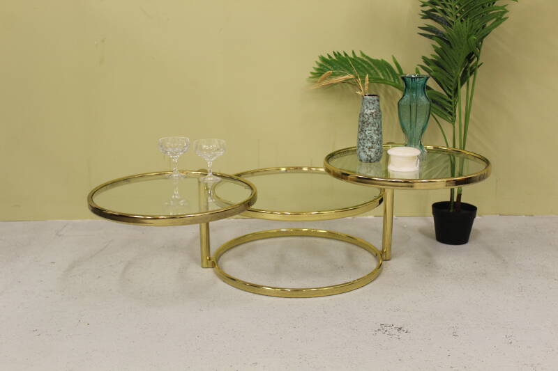 Vintage Couchtisch drehbar Leitmotiv | 00863