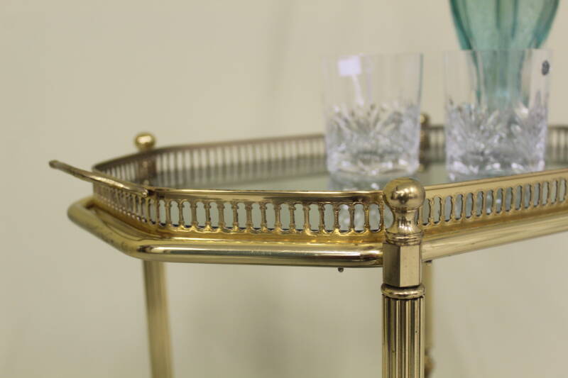 Vintage Franse Barcart, serveerwagen