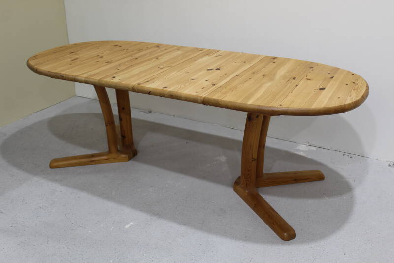 Vintage Danish Design dining table, extendable - Dyrlund pine wood | 00992