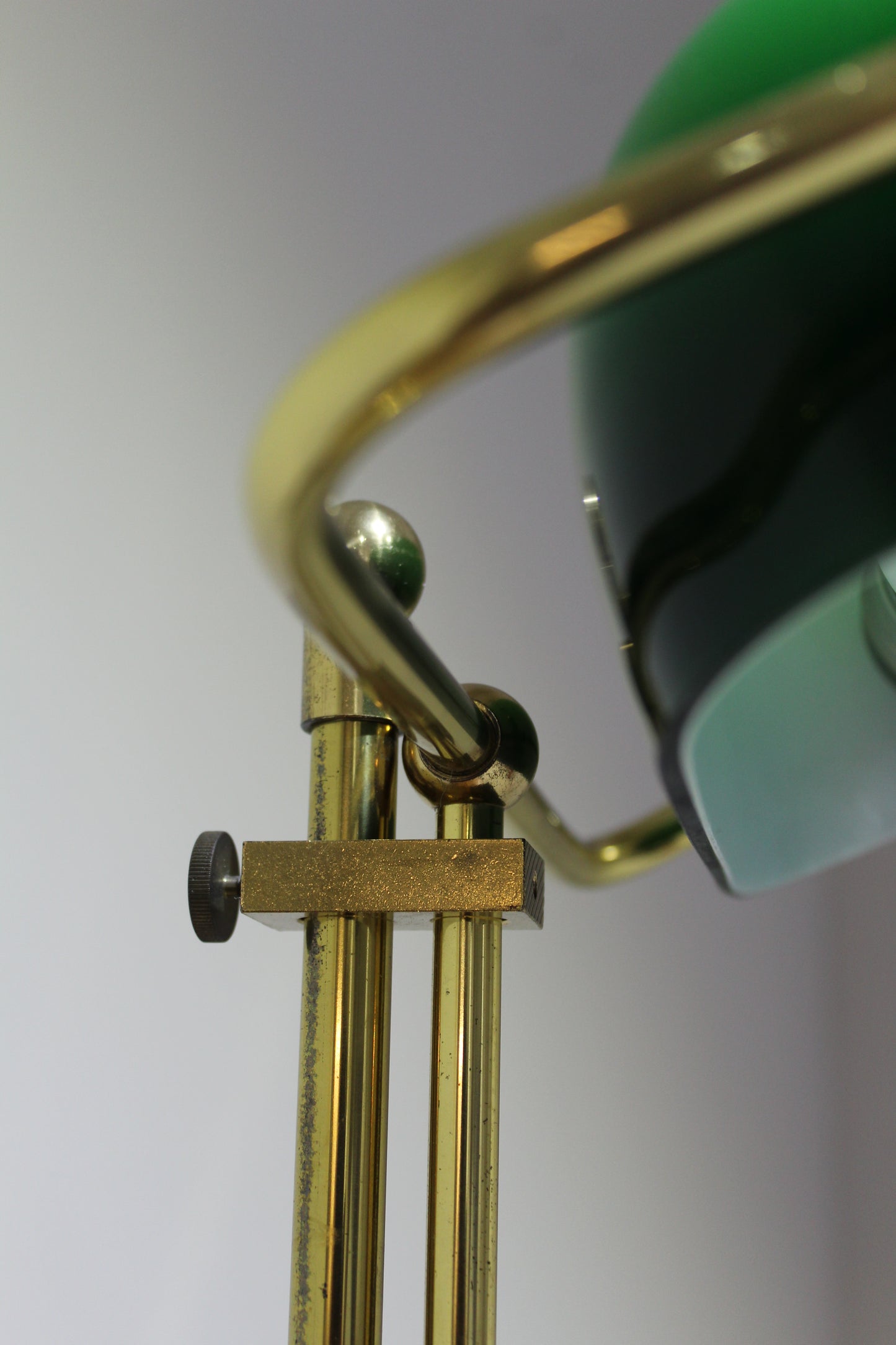 Vintage Notarlampe, Bankerlampe, Tischlampe