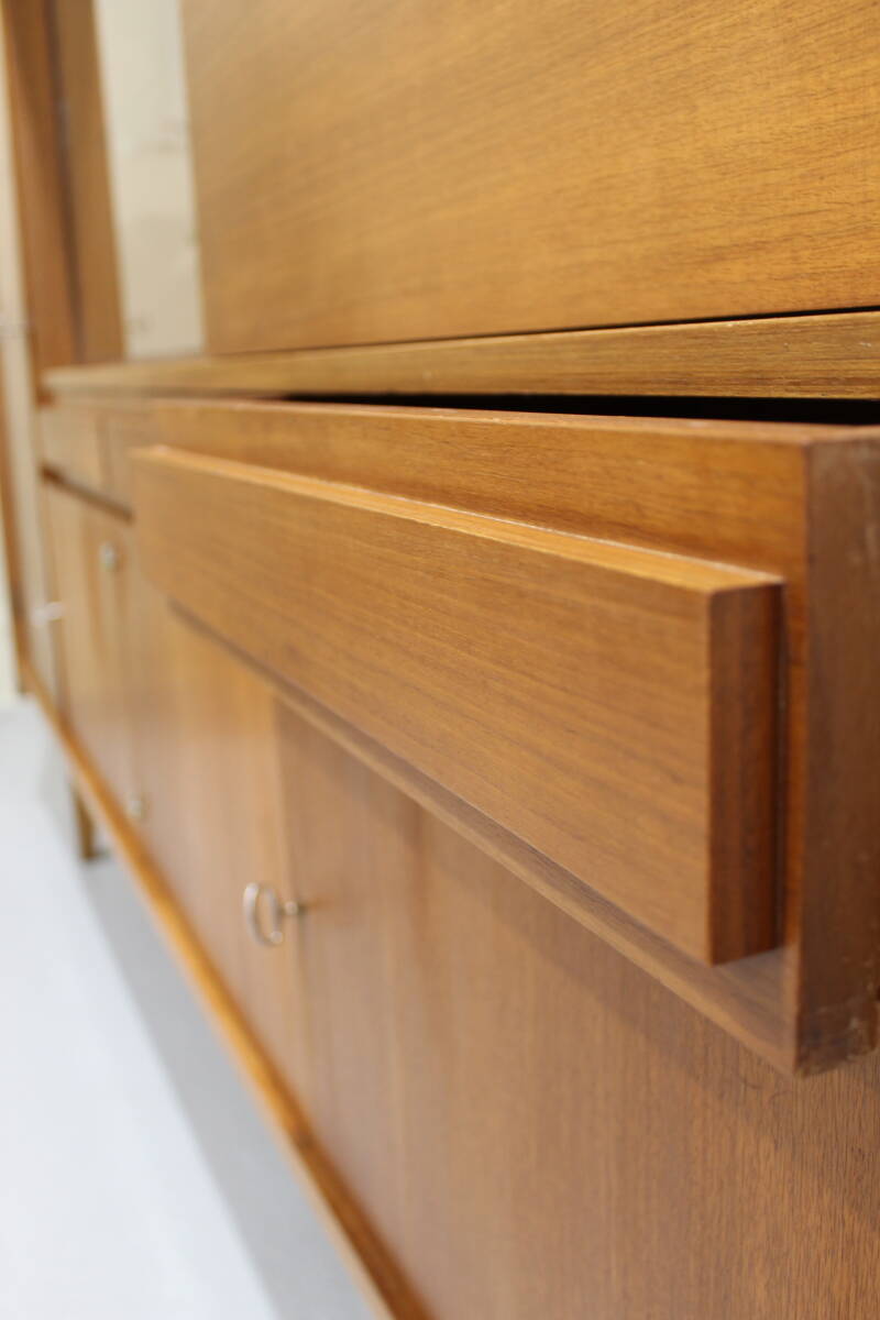 Vintage highboard, buffetkast - jaren '60, teak | 01263