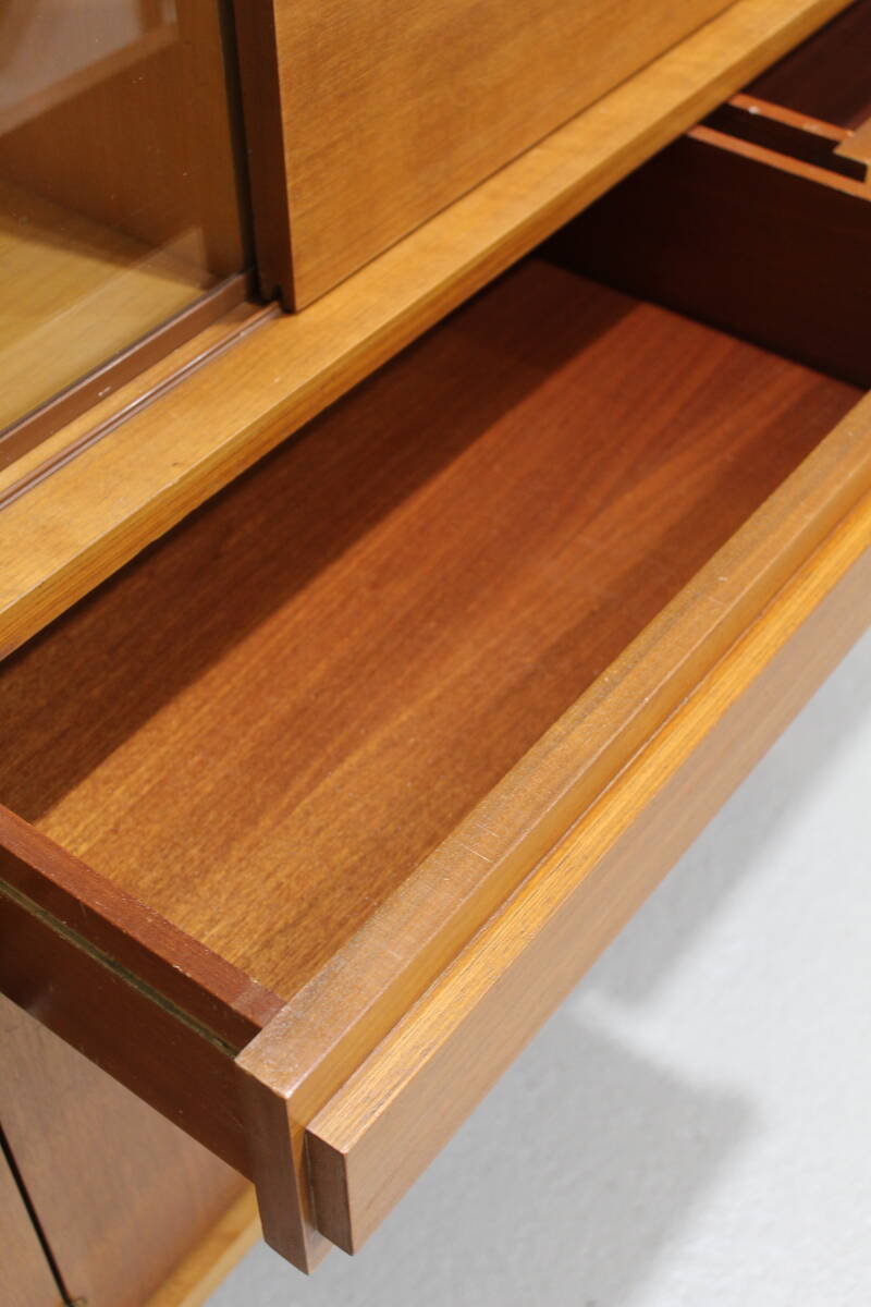 Vintage highboard, buffetkast - jaren '60, teak | 01263
