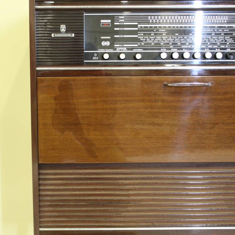 Vintage radio cabinet, audio cabinet, music cabinet