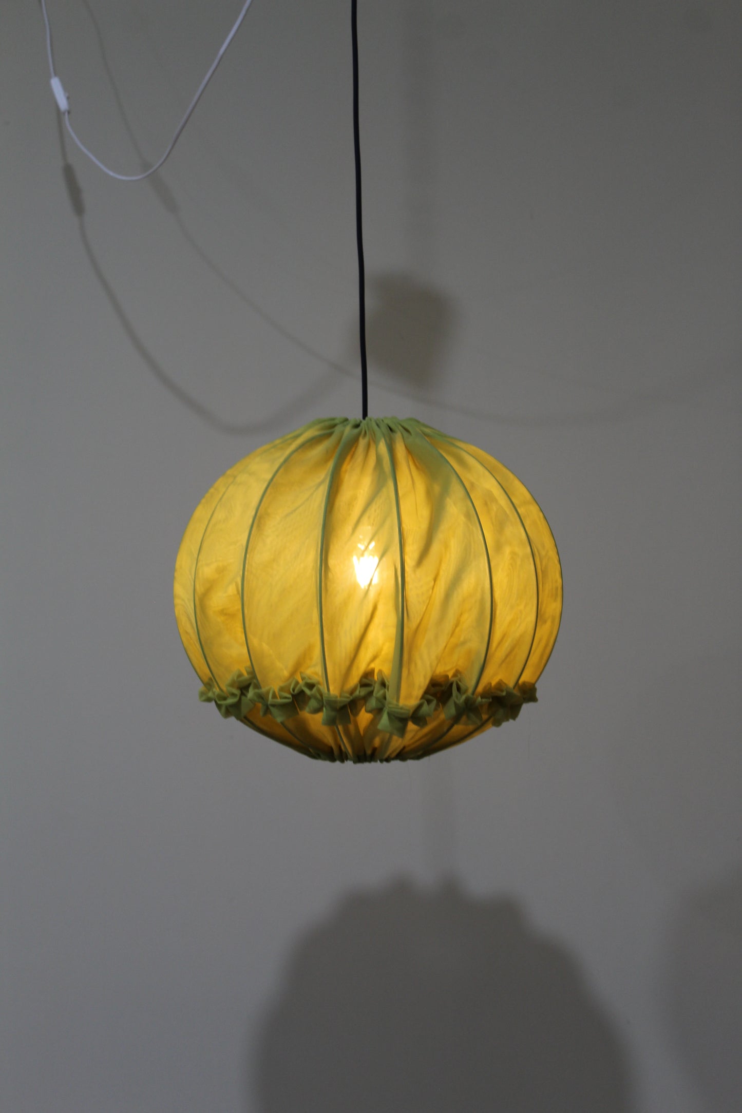 Vintage hanglamp jaren '70 groen