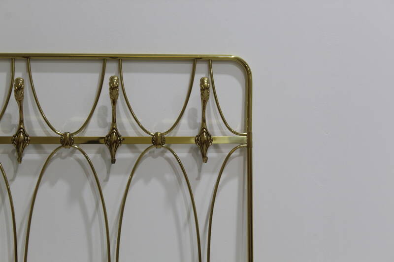 Vintage brass wardrobe, coat rack - 70s | 01063