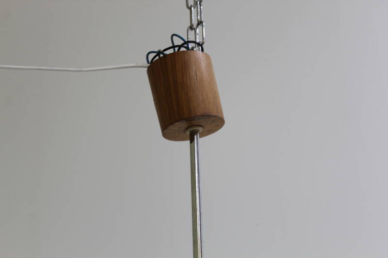 Vintage ceiling lamp - 5-arm, teak wood 1960s | 00886