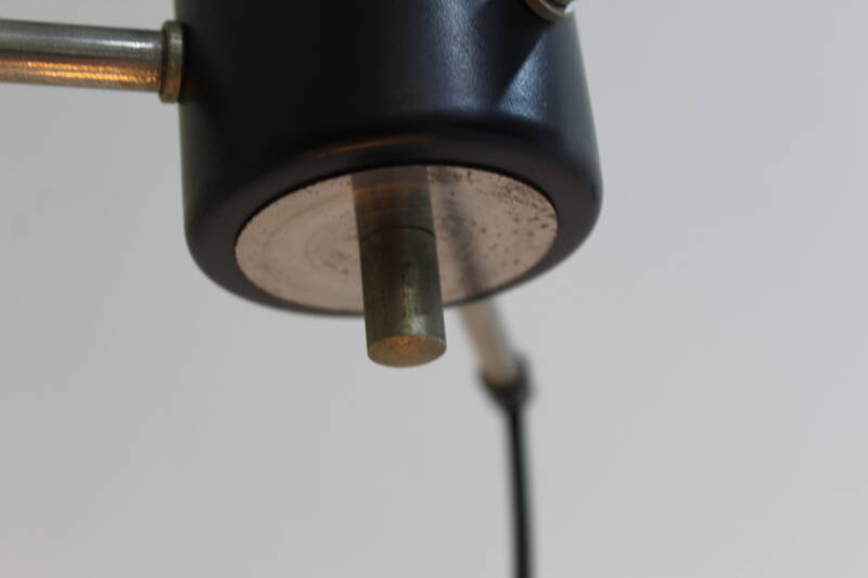 Vintage cascade lamp - transparant, hout, jaren '70 | 00942