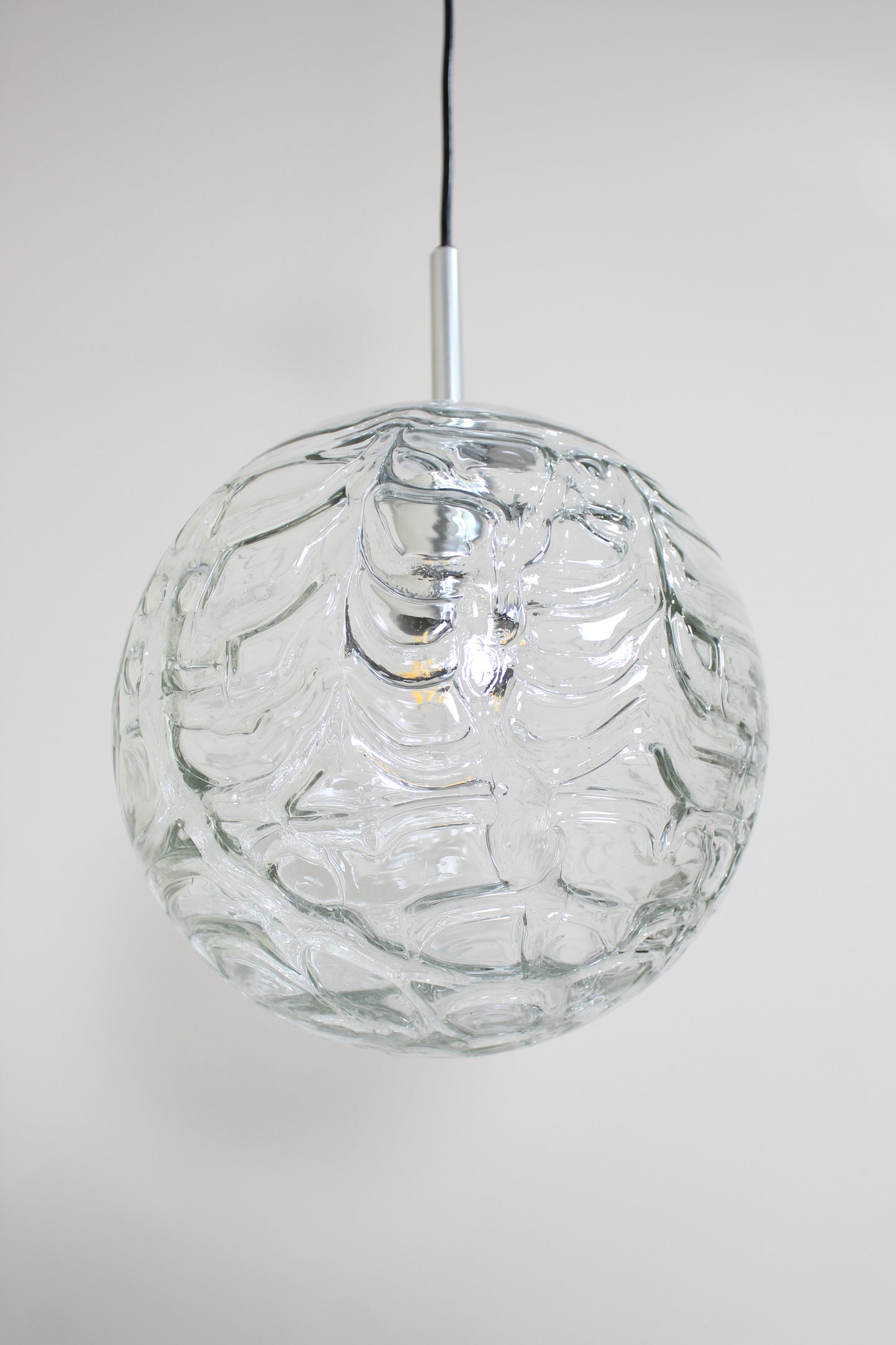 Vintage bollamp, globe - Doria, transparant