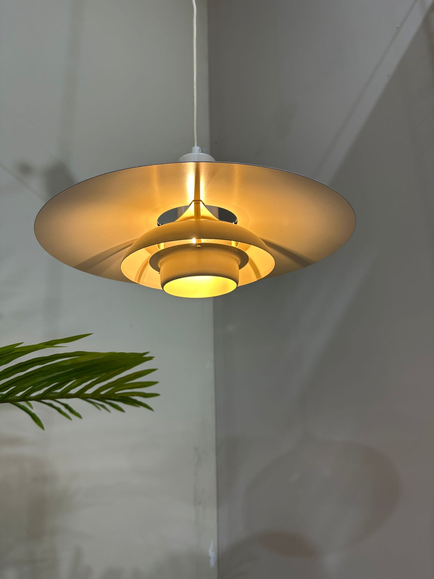 Vintage Deense hanglamp Lyskaer