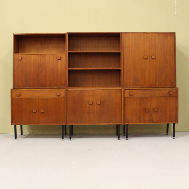 Vintage wandkast, highboard (1/3)