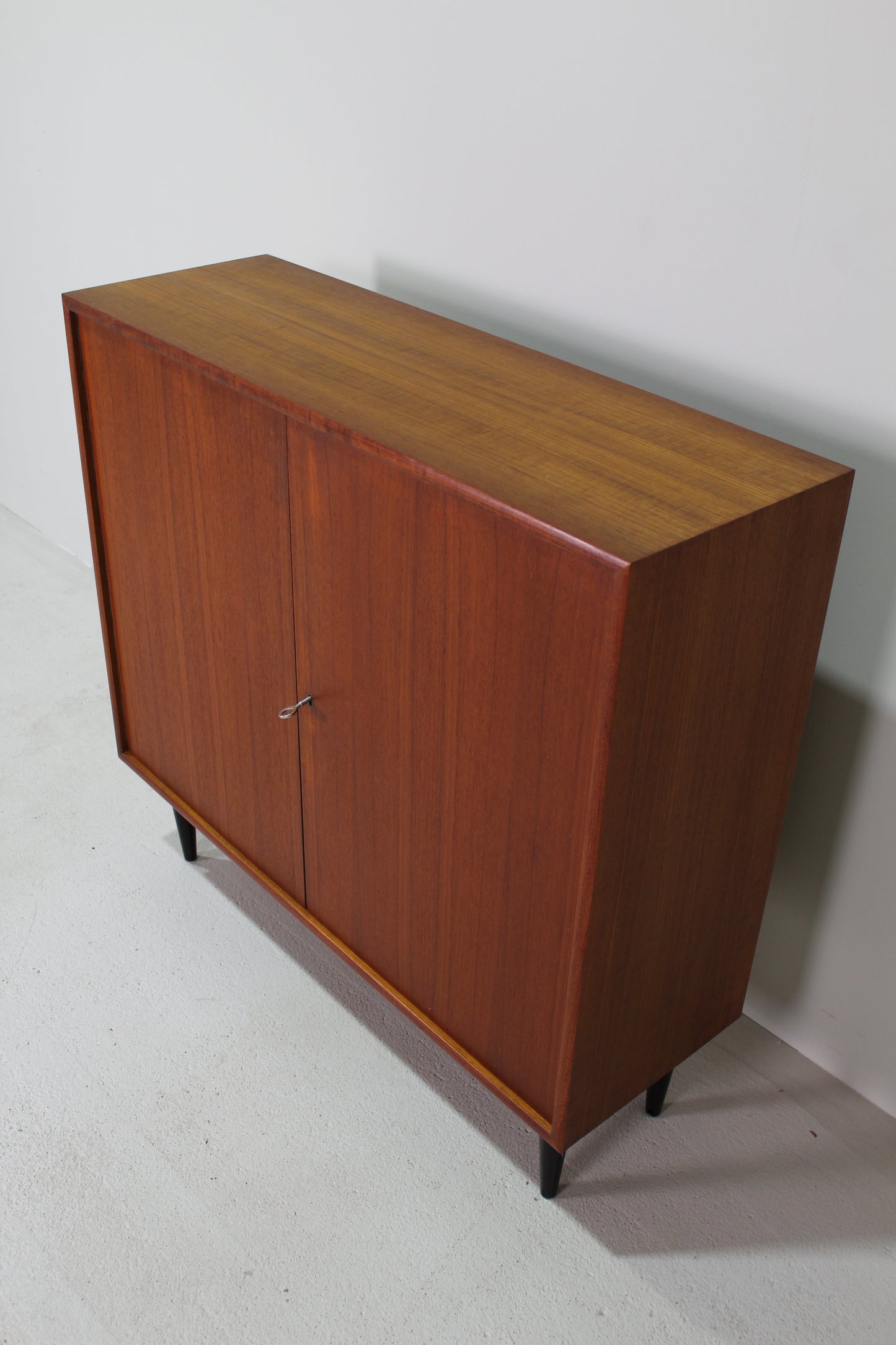Vintage kast, highboard, spelletjeskast - jaren '60, teak