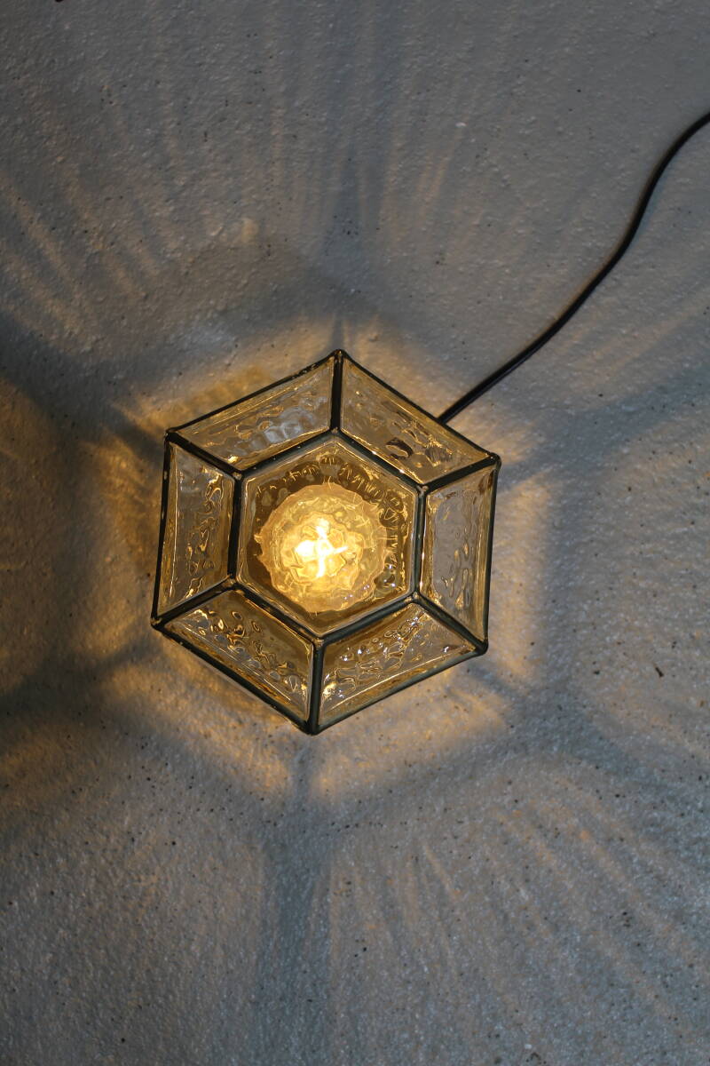 Vintage plafondlamp, wandlamp Hillebrand | 01360