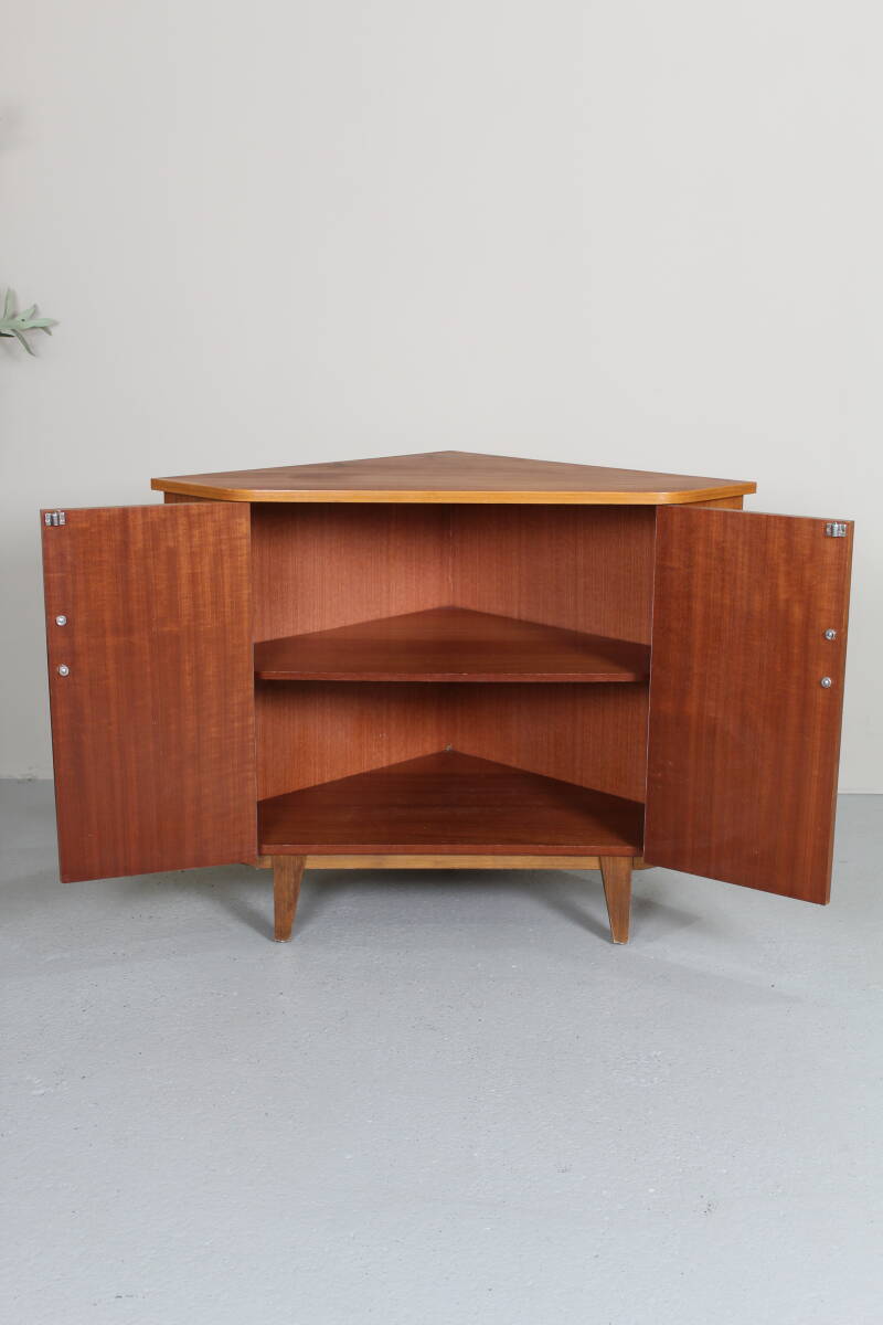Vintage corner cabinet, audio furniture - 60s | 01384