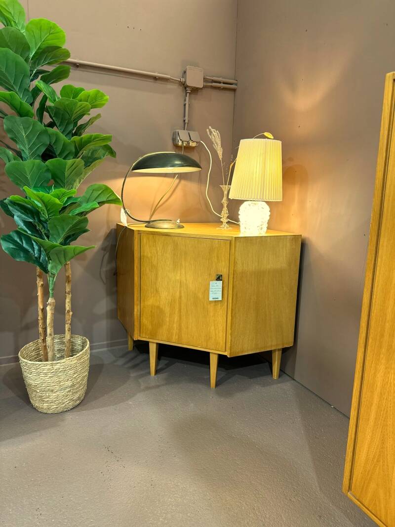 Vintage hoekkast, audiomeubel - jaren '60 | 01302