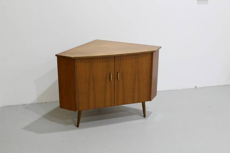 Vintage corner cabinet, audio furniture - 60s | 01195
