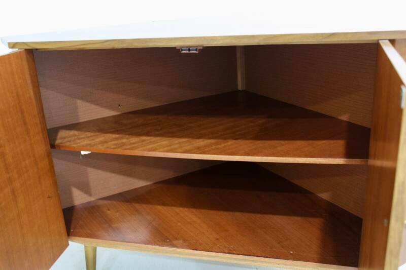 Vintage corner cabinet, audio furniture - 60s | 01195