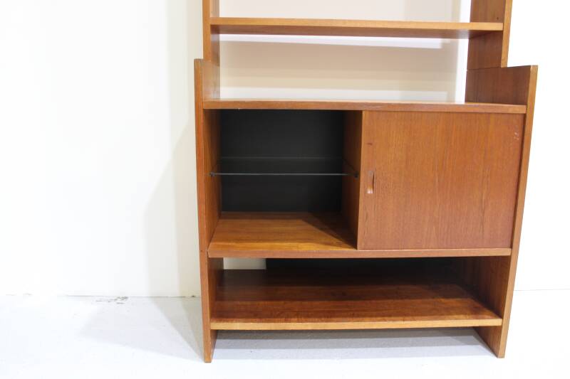 Vintage highboard Poul Cadovius voor KLM - jaren '60, teak | 00897