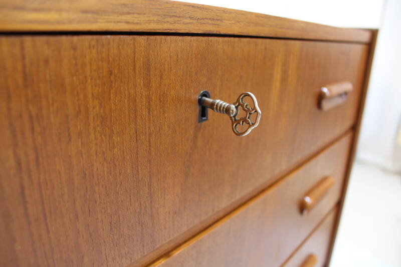 Vintage ladekast - Deens Design, teak hout | 00987