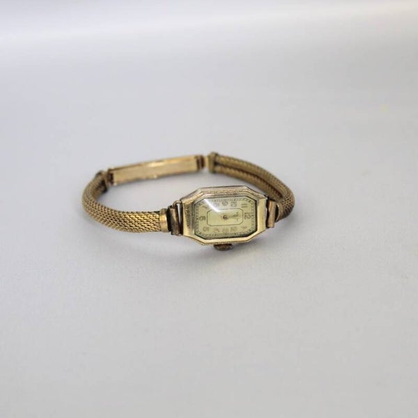 Vintage-Uhr, Wagner-Gold (Doublé)