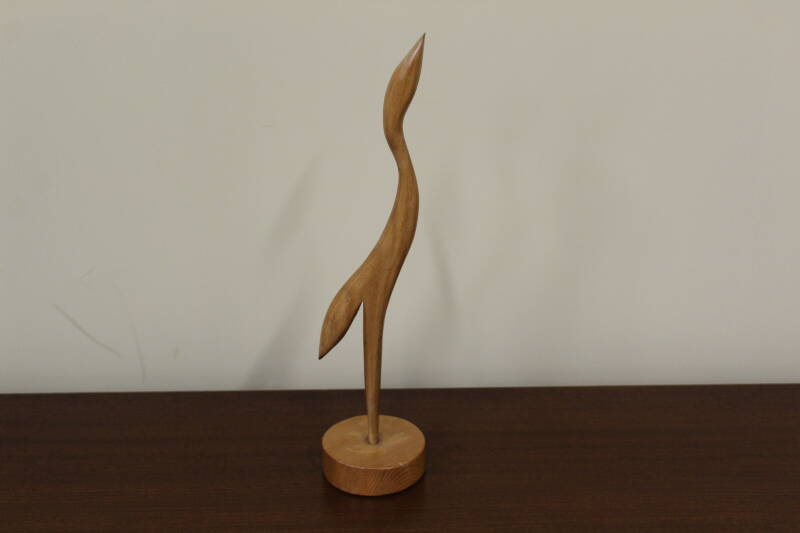 Vintage wooden crane