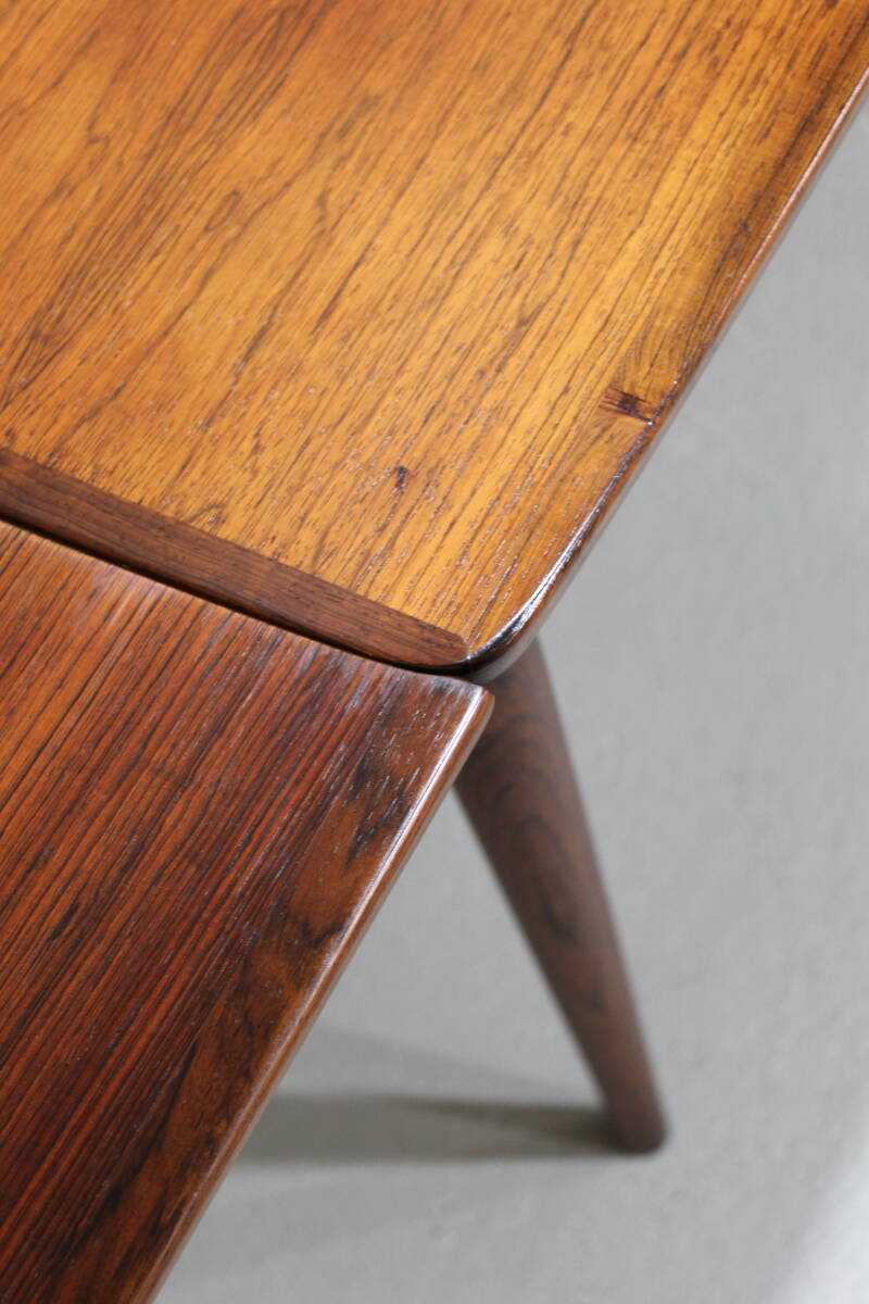 Vintage Deens Design vierkante uitschuifbare eettafel - Sibast jaren '60 | 01278