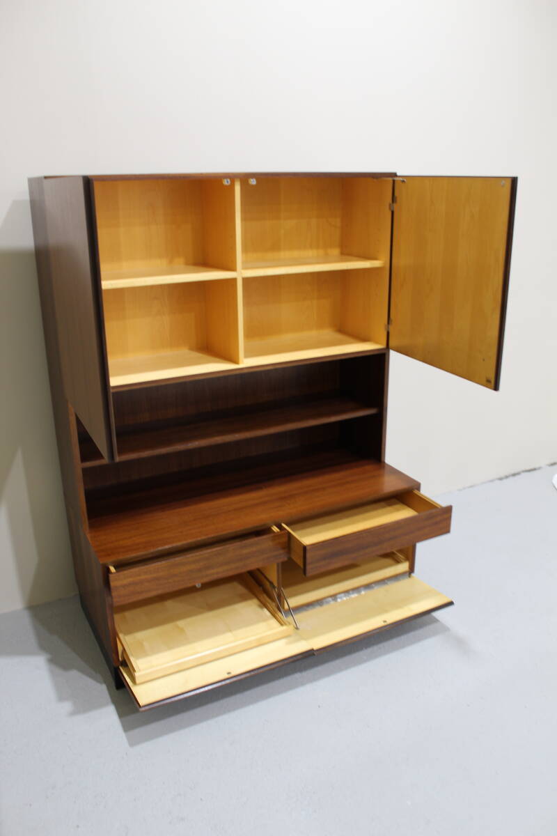 Vintage Bücherregal, Hängeschrank, Highboard - 1960er Jahre
