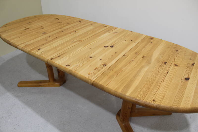 Vintage Danish Design dining table, extendable - Dyrlund pine wood | 00992