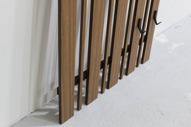 Vintage wardrobe, coat rack - wood, 60s | 01091