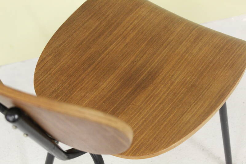 Vintage chair, dining chair - bent wood, brown, black