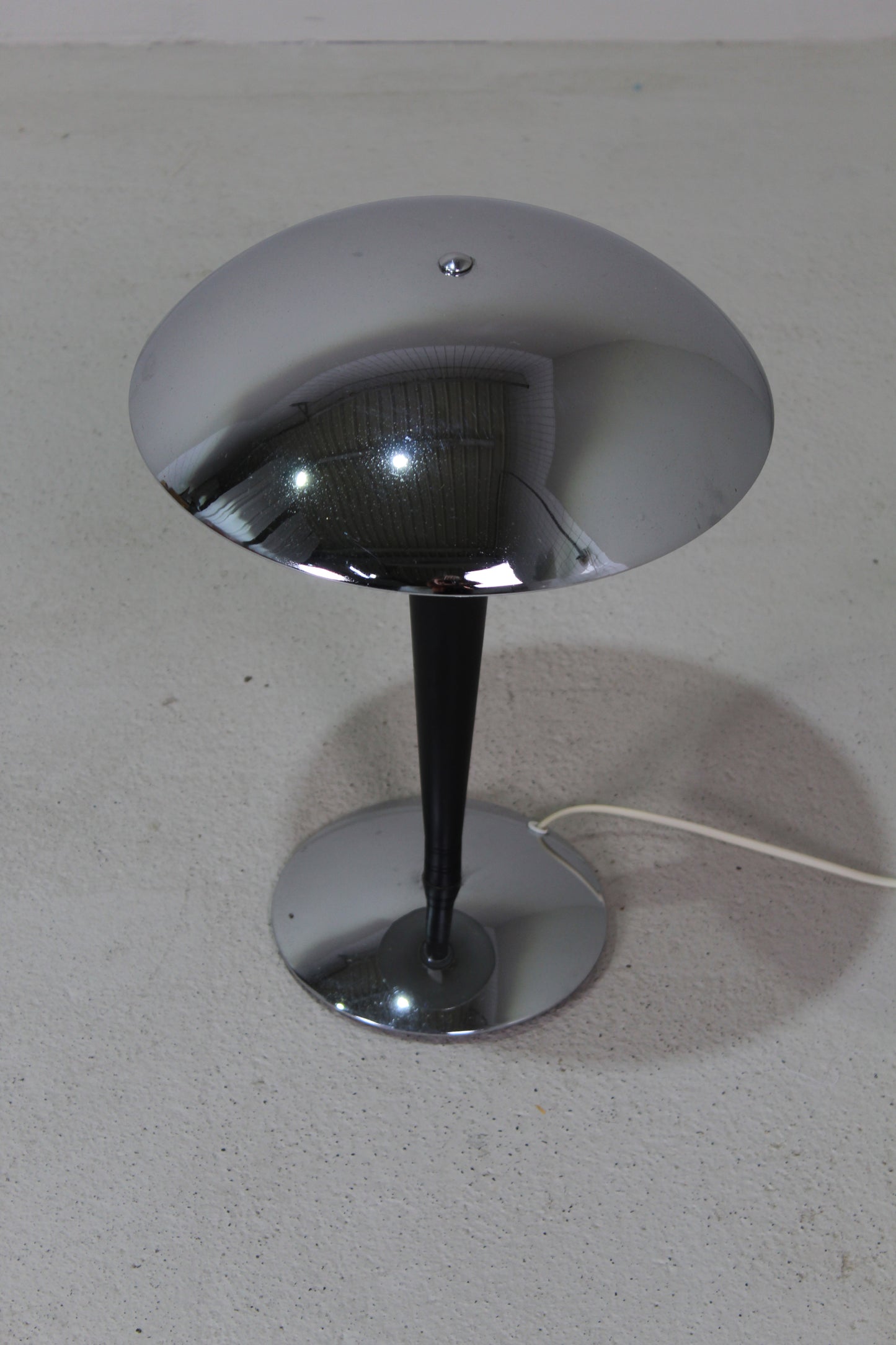 Vintage IKEA tafellamp, chroom mushroomlamp