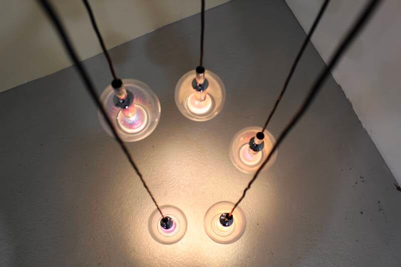 Vintage cascade lamp - halogeen, glas | 01216