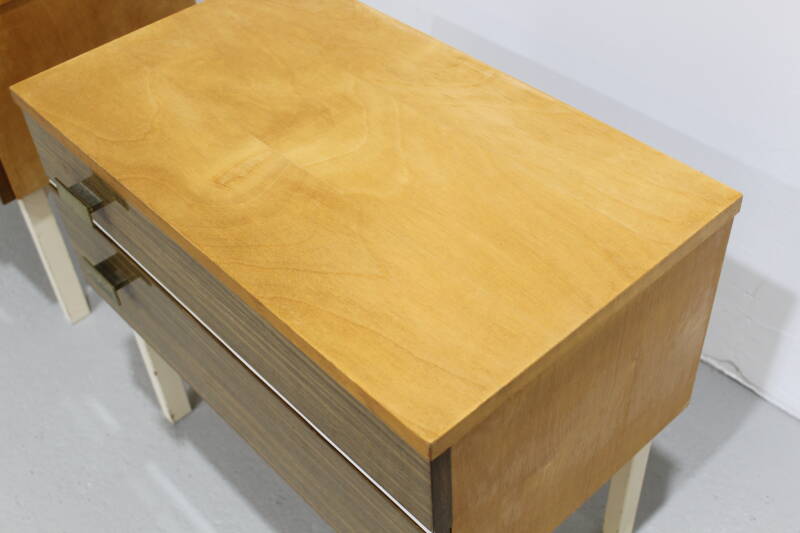 Vintage bedside table set, 70s | 01212
