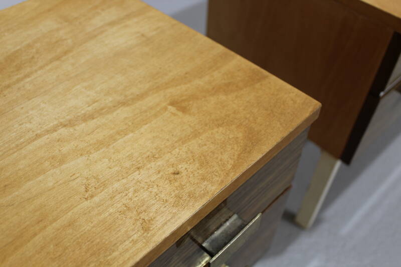 Vintage bedside table set, 70s | 01212