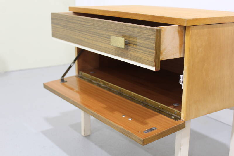 Vintage bedside table set, 70s | 01212
